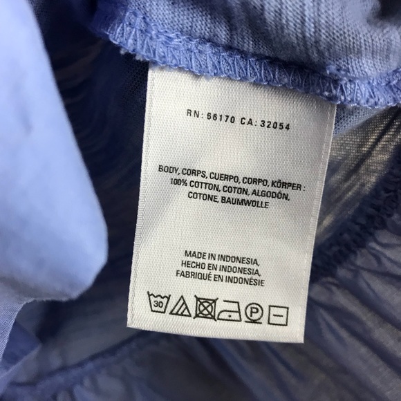 NWOT ANTHROPOLOGIE AKEMI+KIN CASCADE RUFFLE SHIRT - Picture 5 of 8